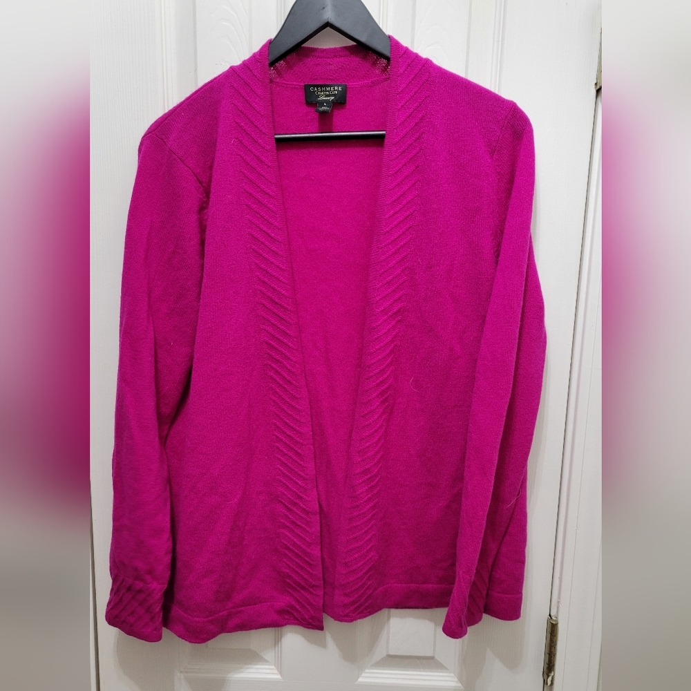 Charter Club Fuchsia Cashmere Sweater